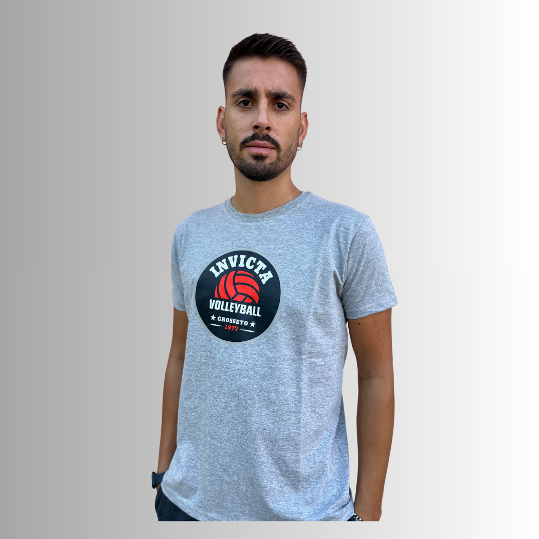 TShirt Grey con Patch